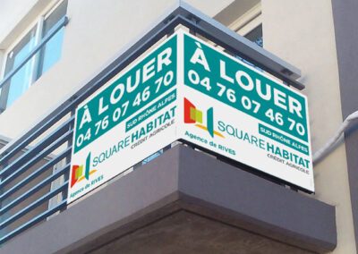 Square Habitat – Création et impression de panneaux immobiliers